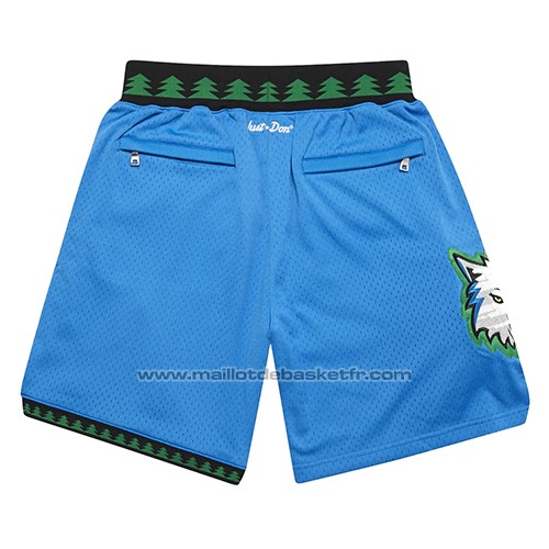 Short Minnesota Timberwolves Mitchell And Ness Jsut Don Bleu